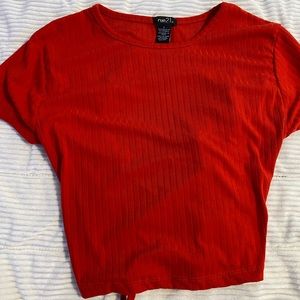 Tight backless crop top